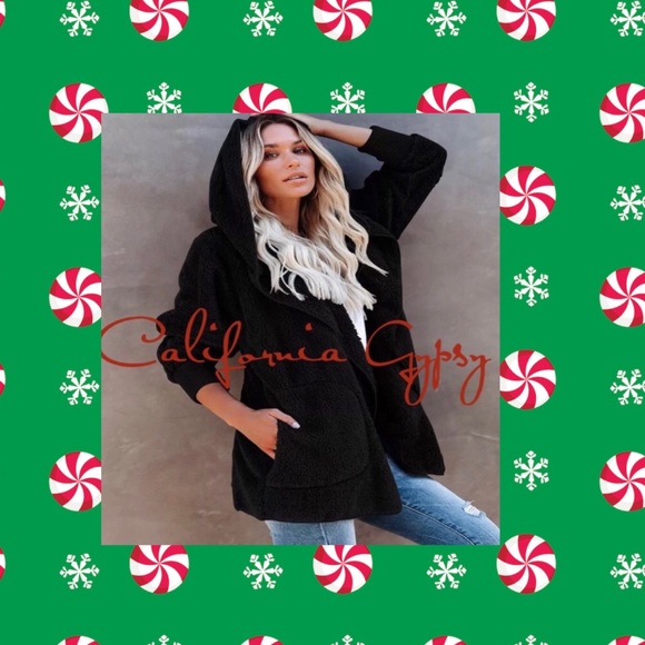 Teddy Bear Hoodie Coat - Picture 2 of 12